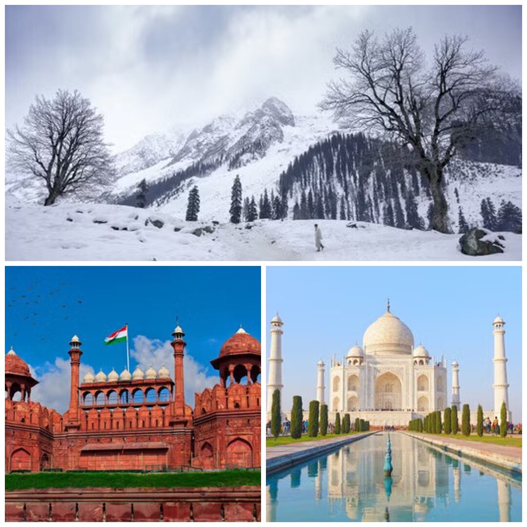 Serene Escapes: Delhi, Agra & Kashmir Awaits